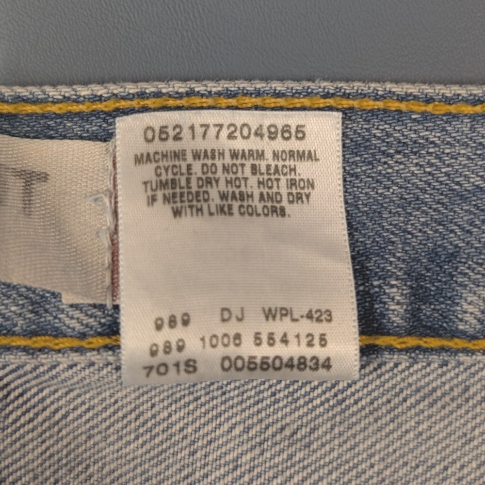 Levis 550 Relaxed Fit Jeans Mens  30x34 Y2K Blue Medium Wash Denim 00550-4834 - Picture 8 of 14